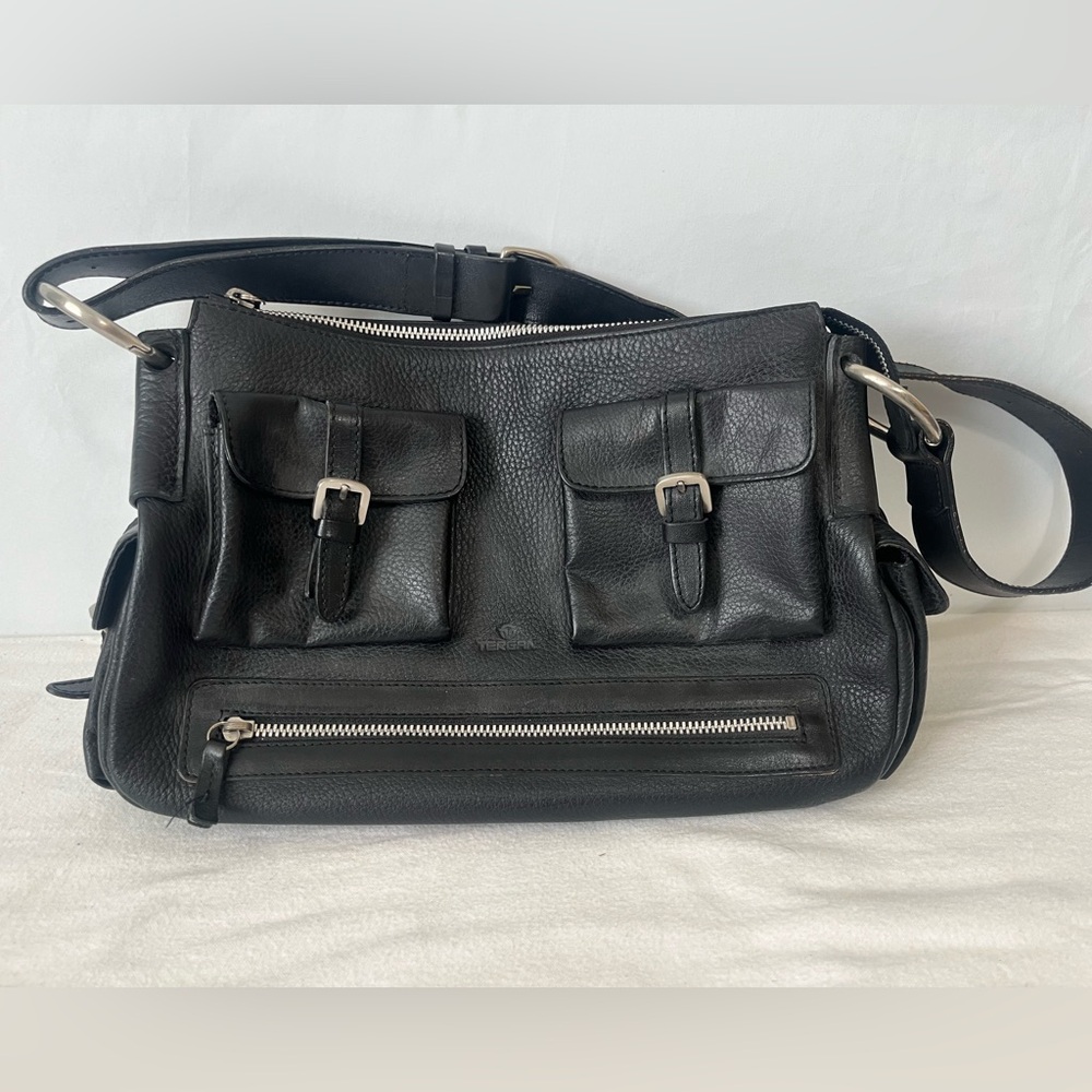 Tergan Turkish Leather Tan Shoulder Handbag